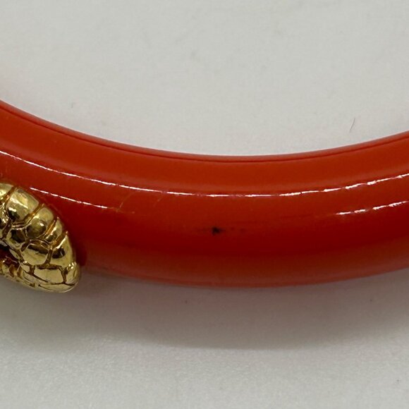 Coral Snake Bangle Bracelet Gold Snake Serpent Crystals Animal Wrap Statement - Picture 3 of 10